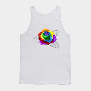 Rainbow rose bud ( Rainbow roses ) Tank Top